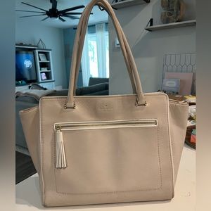 Large Kate Spade purse-Cream